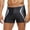 Black, variant on Mens Square Leg Swim Trunks Black Quick Dry 4-Way Stretch Spandex for Swimming Training Beach Surfing,Size XL