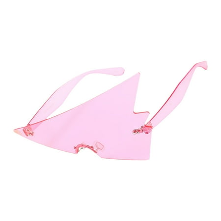 

1pc Triangular Sunglasses Funny Glasses Eyewear Decoration Eyewear Accessories