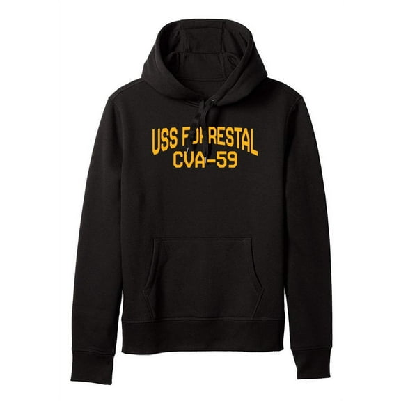 USS Forrestal CVA-59 Aircraft Carrier Supercarrier Standard Size Pullover Hoodie