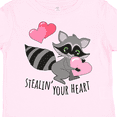 thumbnail image 4 of Inktastic Stealin' Your Heart Cute Raccoon Boys or Girls Toddler T-Shirt, 4 of 5