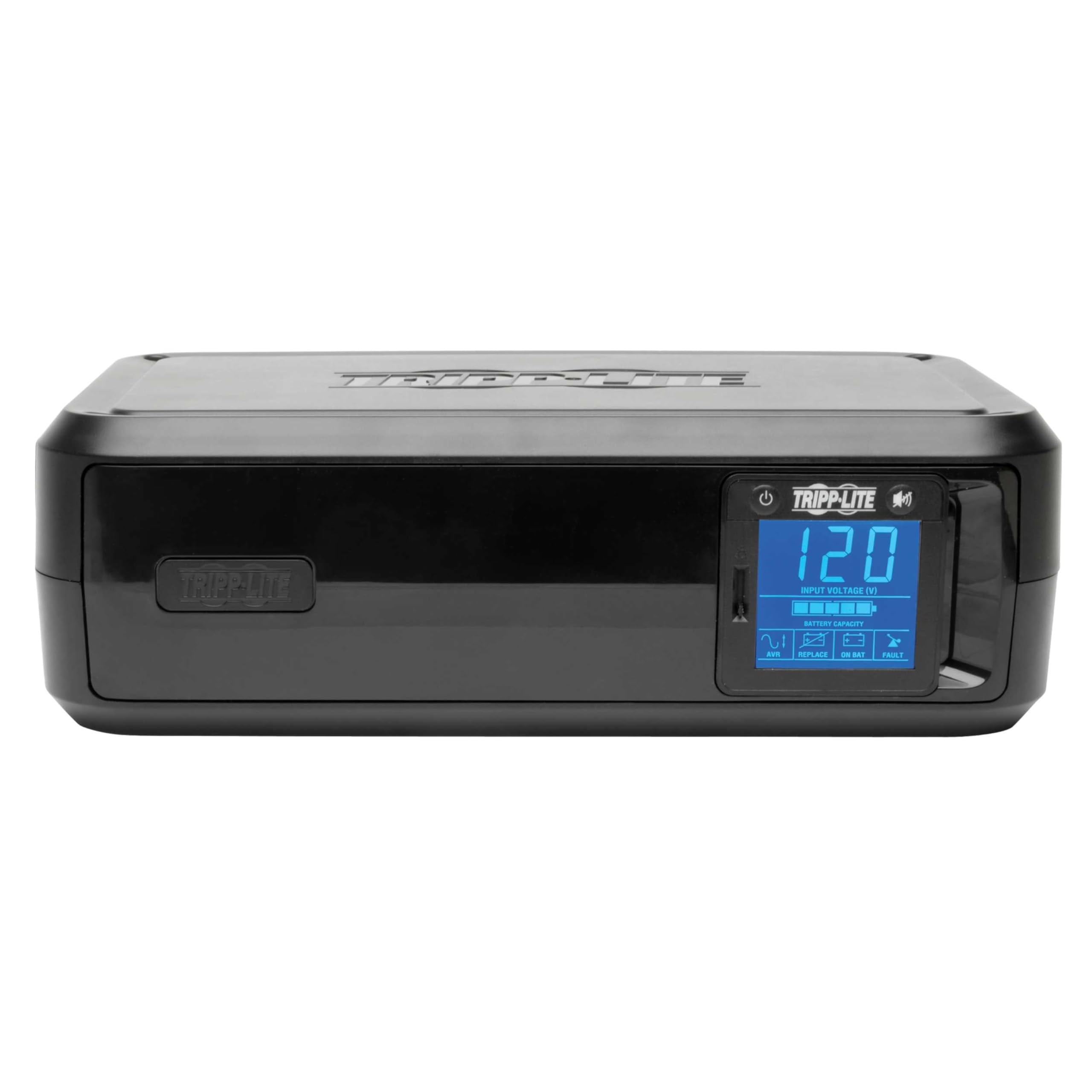 Tripp Lite SMART1000LCD Tower 1000W 120V Uninterruptible Power Supply with USB, 8-Outlets, 6' Cord