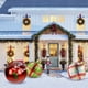 thumbnail image 3 of Bola inflable de PVC, bola de Navidad de 23,6 pulgadas, bola de Navidad, decoración navideña, rendimiento finamente sintonizado, 3 of 7