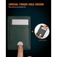 thumbnail image 3 of Tarjetero de piel Wallet RUNBOX Slim con bloqueo RFID, 3 of 5