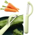 thumbnail image 2 of Solivara Stainless P Type Paring Vegetable Peeler For Household Potato Cucumber Kitchen Peeler Plastic(Green,6.69*1.18in), 2 of 8