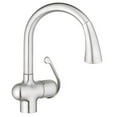 thumbnail image 1 of Grohe 33755SD1 Ladylux Cafe Single-Handle Pull-Down Kitchen Faucet RealSteel, 1 of 1