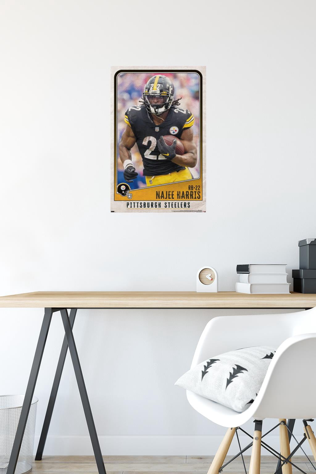 NFL Pittsburgh Steelers - Najee Harris 22 Wall Poster, 14.725" x 22.375"