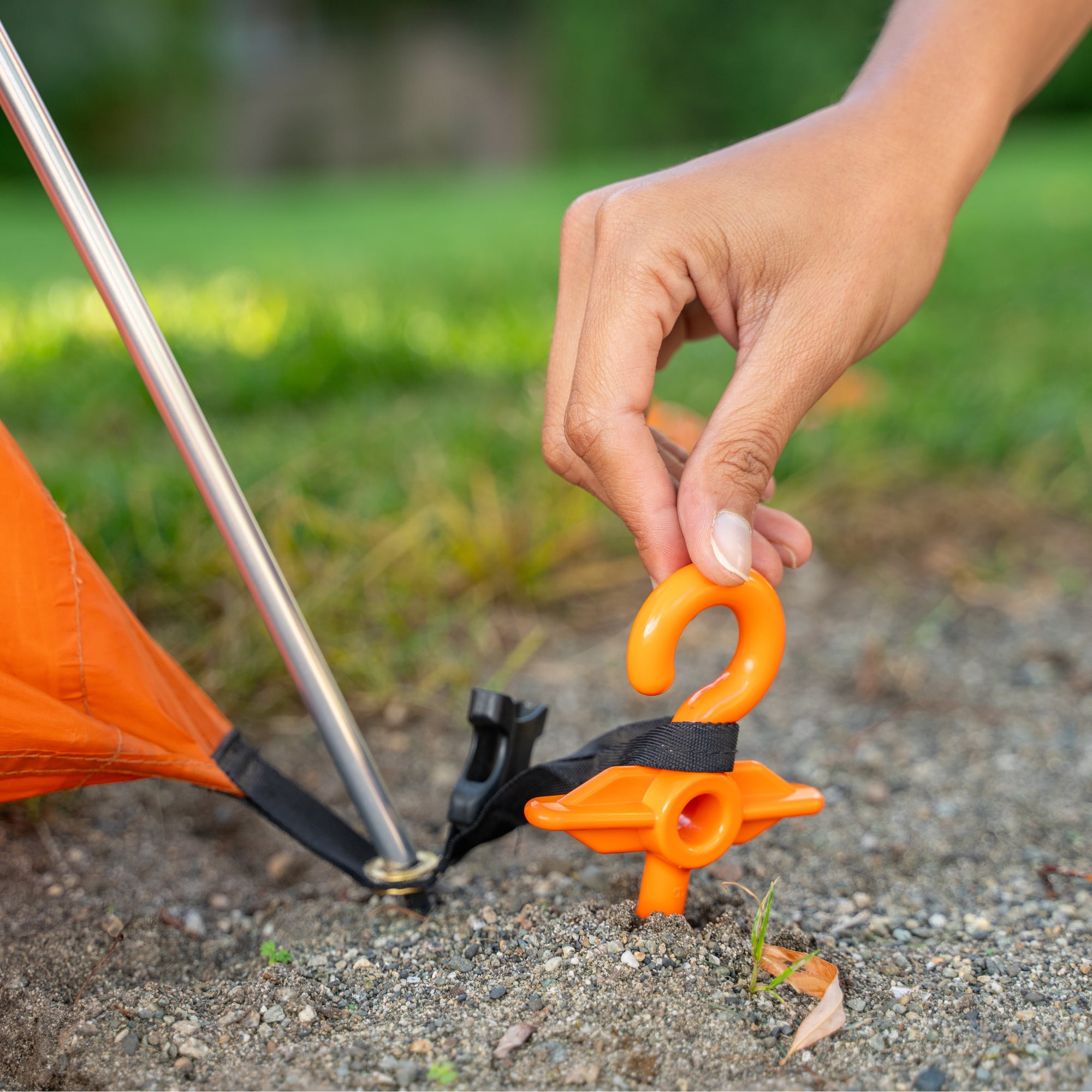 Coghlan's Twist Anchor 12.6 inches Orange Polypropylene for Soft