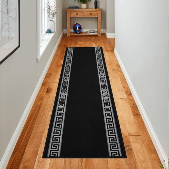 Extra-Long Custom Length Slip-Resistant Runner Rug with Low Pile Absorbent, Stain-Resistant, and Washable. Perfect for Entryways, Hallways, Kitchen 3