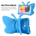 thumbnail image 3 of Tablet Case For Kids, 3D Cartoon Butterfly Non-Toxic EVA Light Weight Kid Proof Shockproof Case with Kickstand for Samsung Galaxy Tab A 8.0 2019 / Tab A 8.0 2017 / Fire HD 8 2018/2017, Blue, 3 of 5