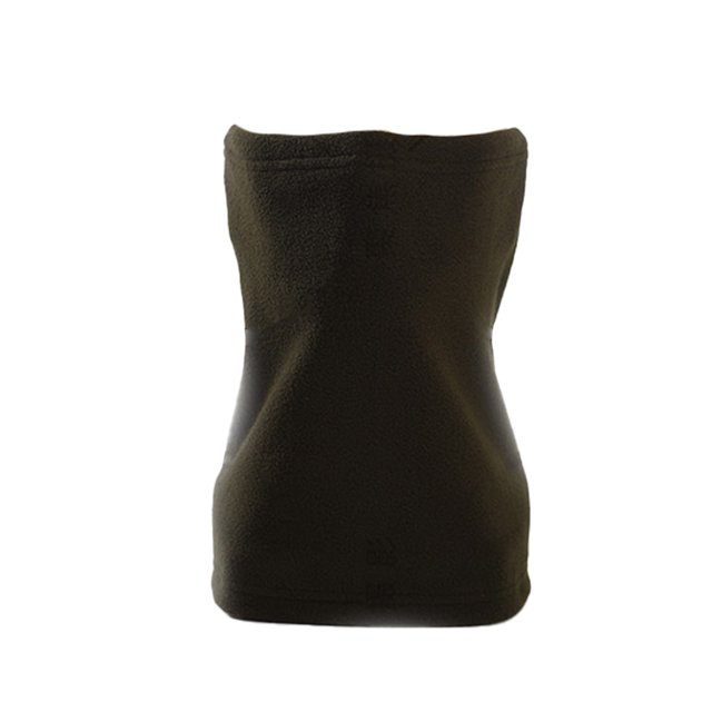 Bewildely Calentador de cuello a prueba de frío forro polar colores surtidos moda cuellos polaina espesar gran textura durabilidad pañuelo para ciclismo Suministros térmicos Verde Bewildely HA059437-13