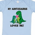 thumbnail image 4 of Inktastic My Auntiesaurus Loves Me Boys or Girls Baby Bodysuit, 4 of 5