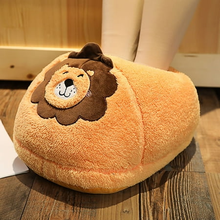 

Cathalem Womens Slippers Size 11 Autumn And Winter Cartoon Animal Computer Slippers Womens Ballerina Slippers with Non Slip Soles A One Size