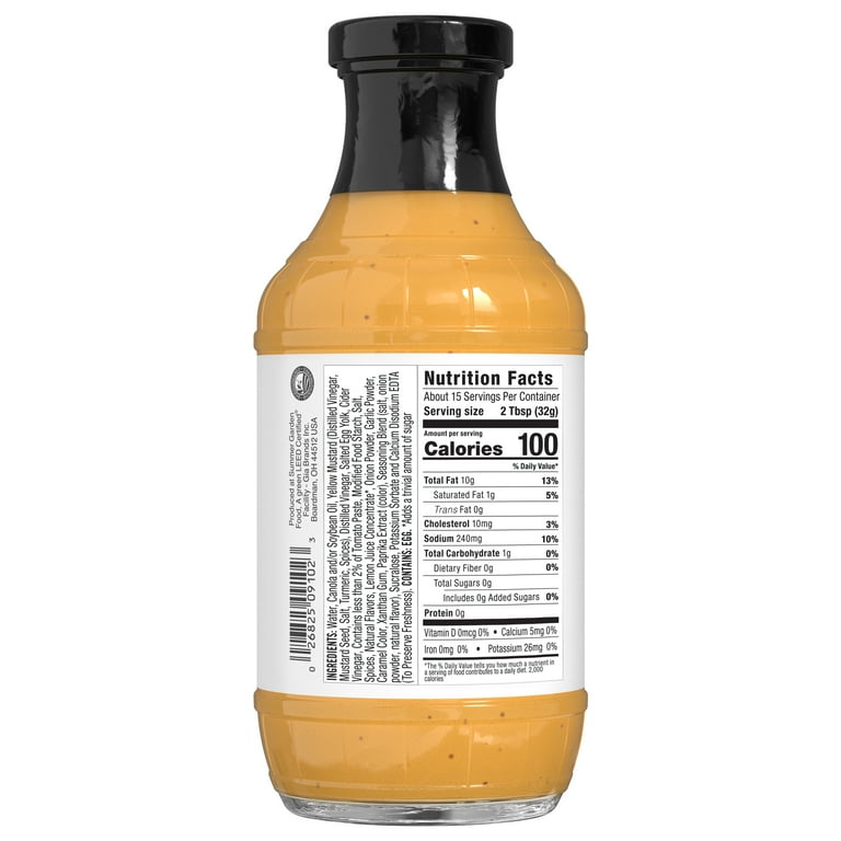 G Hughes Sugar Free Famous Cluckin' Dipping Sauce, 17 oz bottle