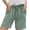 Light Green, variant on larppty Women Shorts for Seniors Summer Casual High Waisted Drawstring Wide Leg Womens Gauze Short Shorts(Watermelon Red, S)