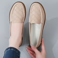 thumbnail image 4 of Eltusu Women Loafer Flat Shoes, Soft Round Toe No Slip Breathable Dress Shoes Khaki Size 5.5, 4 of 8