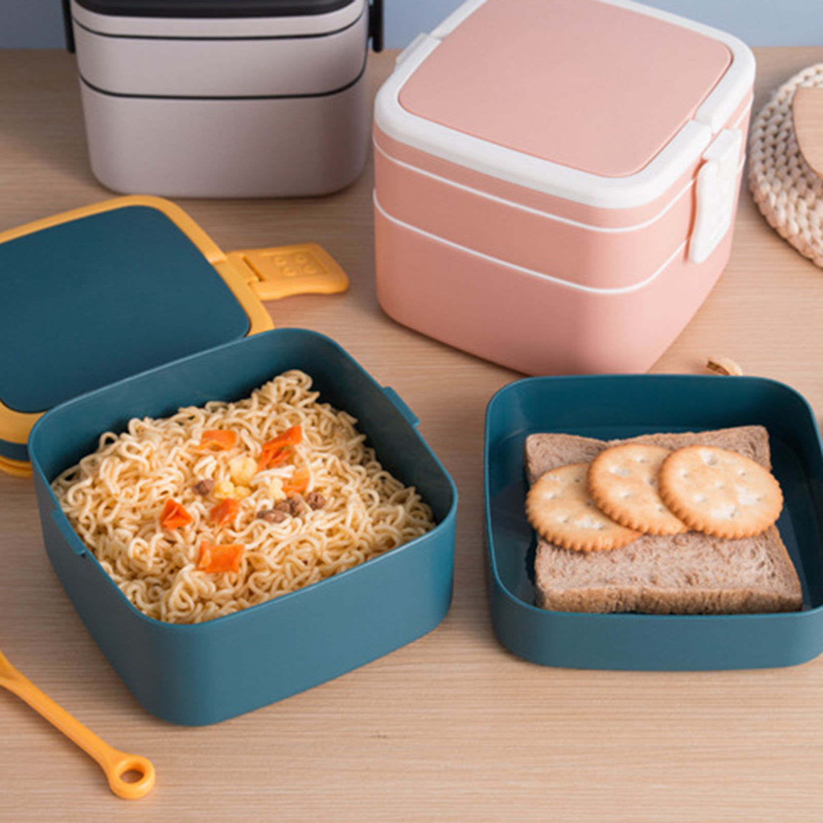 Cheers.US 1000ml Food Container Keep Food Warm Lunch Box Temperature  Display Thickened Insulation Keep Warm Kids Bento Box Lunch Container to  School Perfect for Filling Larger Meal Items 
