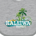 thumbnail image 4 of Inktastic Haleiwa Hawaii Vacation Boys or Girls Baby Bib, 4 of 4