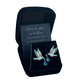 thumbnail image 4 of Aretes De Colibrí Tipo Broquel Chapado En Plata, 4 of 4