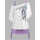 thumbnail image 1 of Conjunto Top Talla Extra Manga Abombada y Cordones Rosegal  Camisetas tallas grandes, 1 of 5