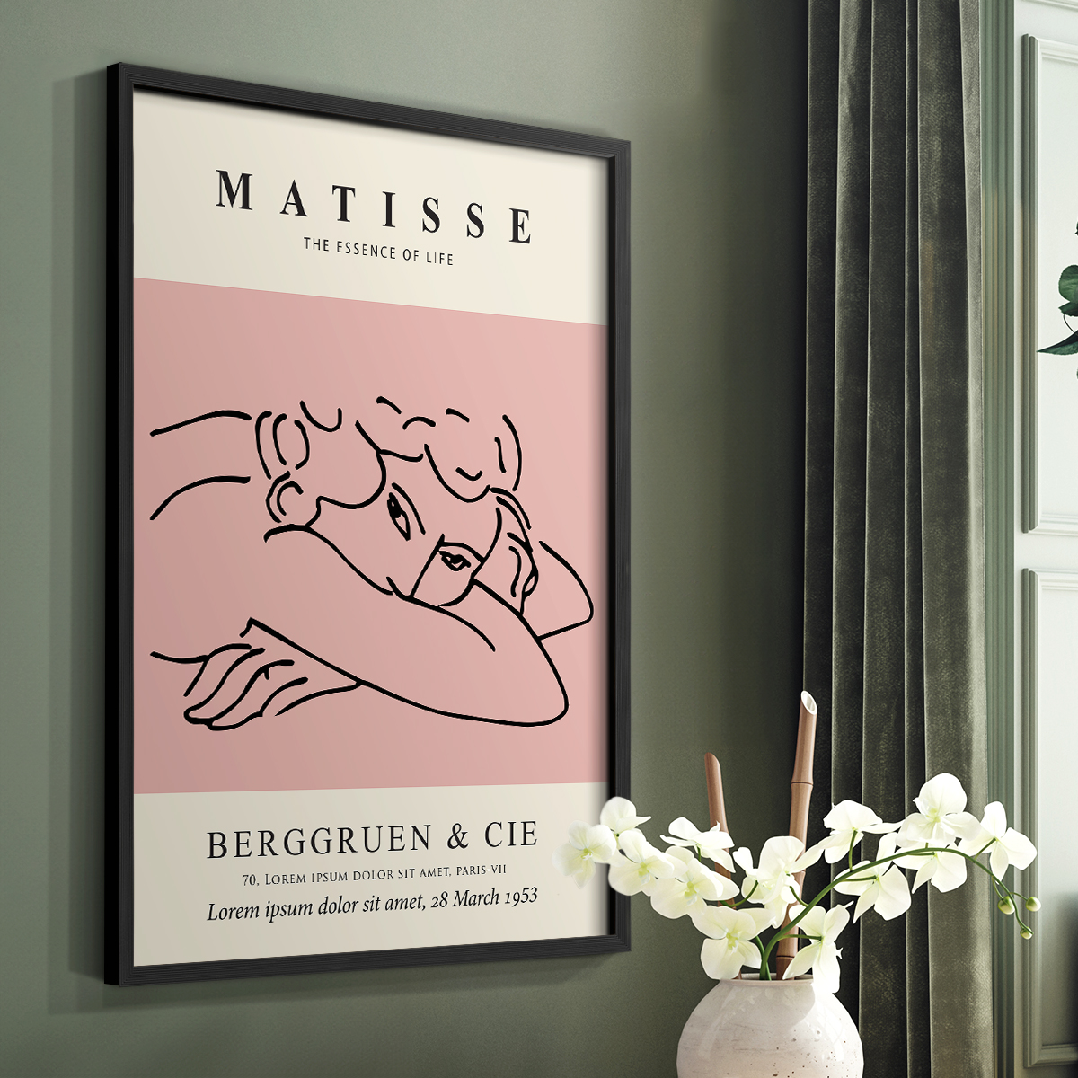 Matisse LI Framed Print - Solid Wood