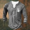 thumbnail image 2 of VJATTWR Men's Slim Fit Long Sleeve T-Shirt, Tapered Body and Sleeves, Modern Stylish Look M, 2 of 4
