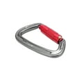thumbnail image 2 of Climbing Carabiner Clips,  High Strength Light Weight D-Type   For Mountain Climbing For Cave Rock Climbing Silver, 2 of 8