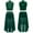 Green, variant on LiiYii Kids Girls Two-Piece Ballet Dance Gymnastics Outfits Dancewear Crop Top with High-Low Mesh Skirt Set Green 10