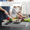 thumbnail image 5 of Knife Holder, in Drawer Block Holder with Expandable Cutlery Tray Kitchen Organizer Insert-Holds 11 Knive, 5 of 6