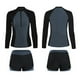 thumbnail image 4 of Traje de baño de manga larga para mujer Nikou 3802 XXL, 4 of 15