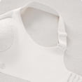 thumbnail image 4 of Ohufall Women's Wide Strap Bra Solid Color Seamless Wireless Bras Push Up Breathable Daily Bralette, 4 of 4