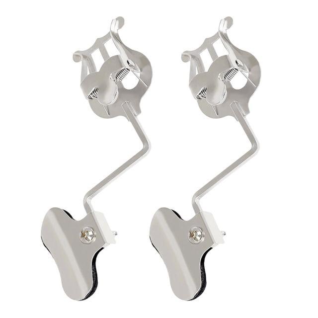 SHOWERORO 2Ud Clip Universal Para Partituras Con Acabado Plateado Para Trombón Y Otros Instrumentos
