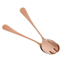 FRCOLOR  Salad Serving Set Master Cookwares Forks Appetizer Rose Gold