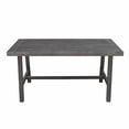 thumbnail image 3 of Dark Grey Dining Table with Leg Support, 3 of 5