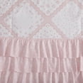 thumbnail image 4 of Vintage Floral Ruffles Pink 4-Piece Microfiber Comforter Set - Twin, 4 of 6