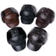 thumbnail image 1 of Gorro de piel de vaca 100 % auténtica para hombre, cálido para exteriores, para invierno, con protección para las orejas, de piel auténtica, para invierno (estilo de pelo negro), talla XL (57-58 cm), 1 of 4