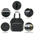 thumbnail image 7 of Fisher-Price Multi-Pocket Diaper Bag with Changing Pad, Midnight Black, 7 of 7