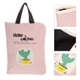 thumbnail image 2 of SHISUYAN Handheld File Bag Zipper Book Carrier Bag Decorative Document Organizer Bag Portable File Pouch, 2 of 9