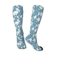 thumbnail image 4 of Balery Lilies Flowers Printed Novelty Socks Men's Women's Crew Socks Sports Socks Knee High Socks Cotton Socks Quirky and Cool Socks, 4 of 9