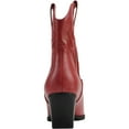thumbnail image 2 of Soda “BLAZING” Women's Western Ankle Boots, Stitched, Pointed Toe, Low Heel - Fire Red - Size 7, 2 of 4