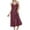 Purple, variant on Timegard Pajamas Dress for Women Sleepwear V Neck Adjustable Spaghetti Strap Comfy House Dresses Camis