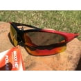thumbnail image 3 of Maxx HD Domain Polarized Sunglasses Golf Orange Mirror Lens MXDOMAIN (Black-Red), 3 of 3