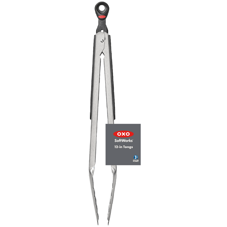 OXO SoftWorks 12-Inch Stainless Steel Locking Tongs photo 5