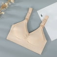 thumbnail image 6 of Tumotour Front Open Bras For Women Breastfeeding Cotton Pre Opening Button Breast Feeding Bra Maternity Sleep Bras No Underwire Snap Front Closure Comfort Lace Trim Bras, 6 of 9