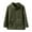 Blackish Green, variant on Coerni Toddler Boys Girls Fleece Jacket Zip Up Mandarin Collar Long Sleeve Sweatshirt Furry Warm Coat Fall Spring Trendy Soft Outerwear