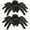 Black, variant on Hzzsbu 2 Pcs Realistic Spider Halloween Fuzzy Spider Horrible Scary Hairy Spiders for Halloween Decoration Haunted House Prop
