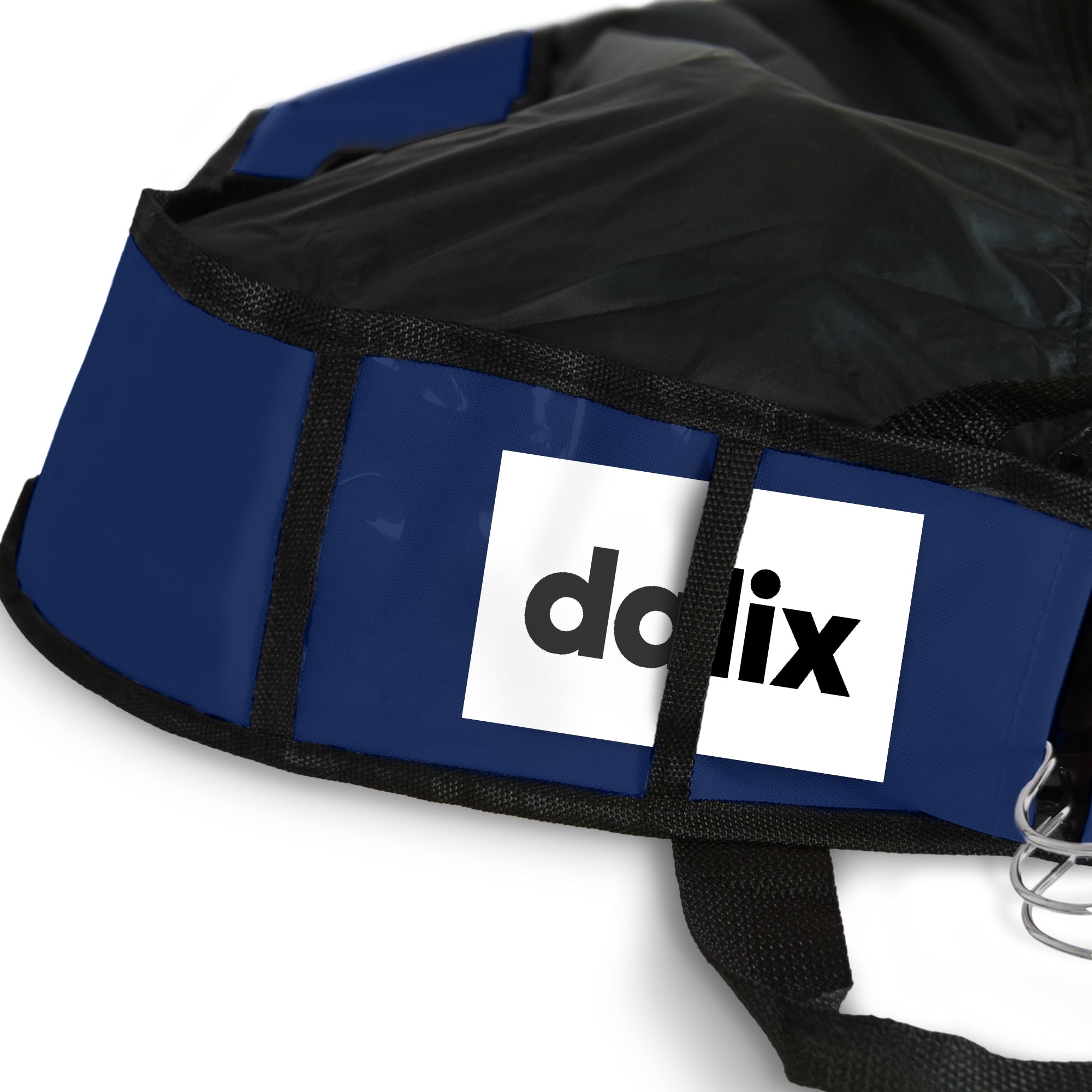 DALIX 60" Professional Garment Bag Cover for Suits Pants and Gowns Dresses (Foldable) Navy Blue