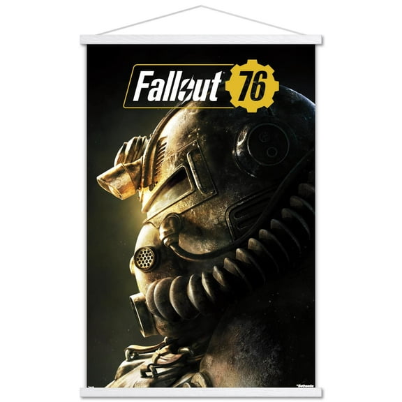 Fallout: 76 - Helmet Close-Up Wall Poster with Magnetic Frame, 22.375" x 34"