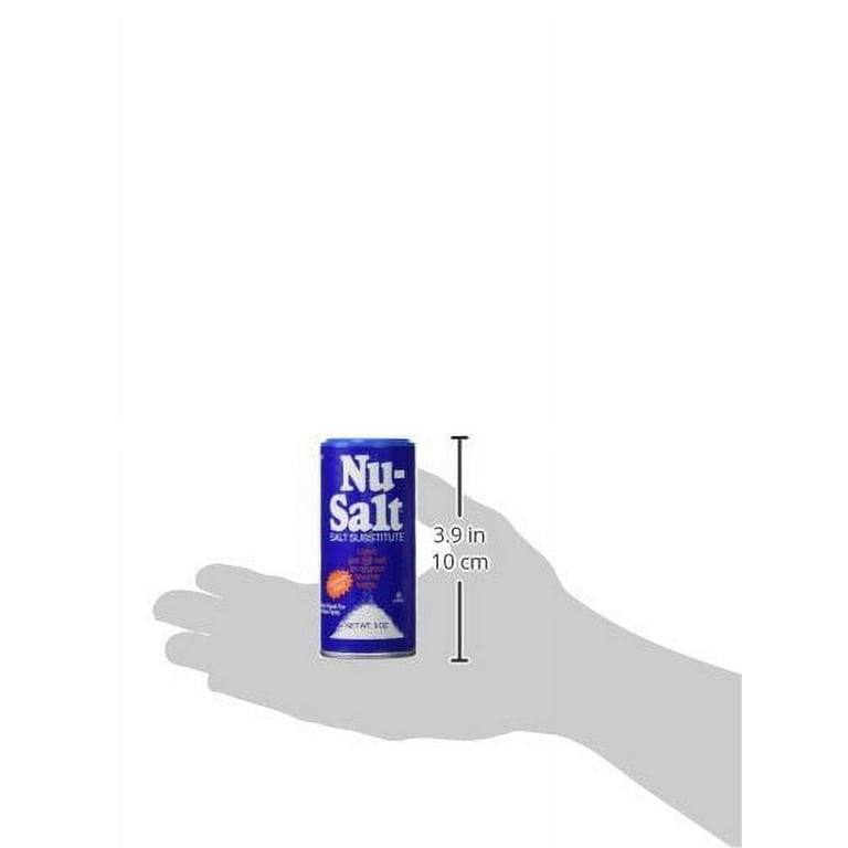 NU-SALT Substitute, Sodium-Free, 3 Oz (3 Pack)