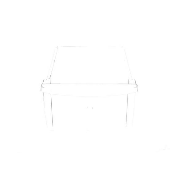 FRIGIDAIRE Refrigerator Accessories Crisper Drawer Clear Compatible