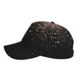 thumbnail image 5 of Daiia Rose Gold Glitter1 print Baseball Cap Men Women Golf Dad Hat Adjustable Original Classic Low Profile Hat Unconstructed Plain Cap, 5 of 9